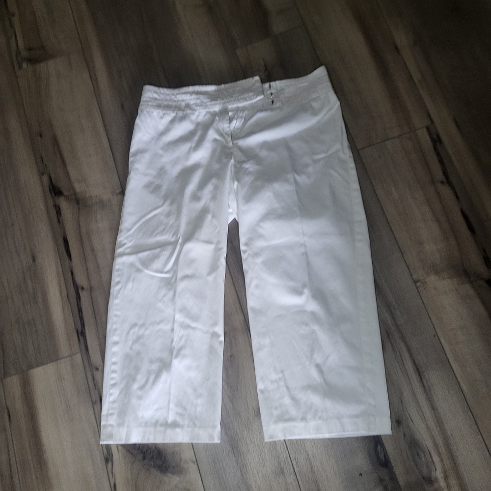 ALYX white wide leg crop pants